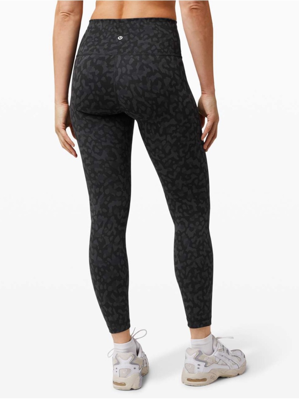 Lululemon Wunder Train 25” Grey camo/cheetah
